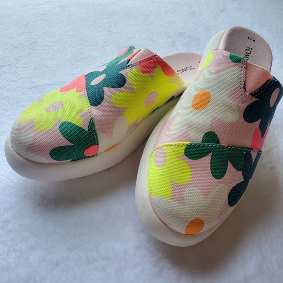 Toms Shoes - Toms Womens Alpargata Mallow Mule Slip Ons